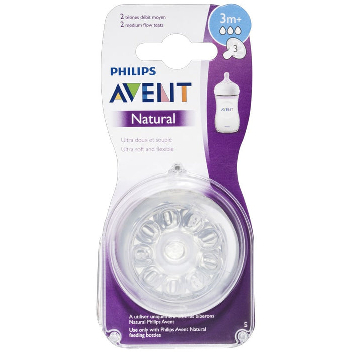 AVENT Disposable Silicone Teats Natural