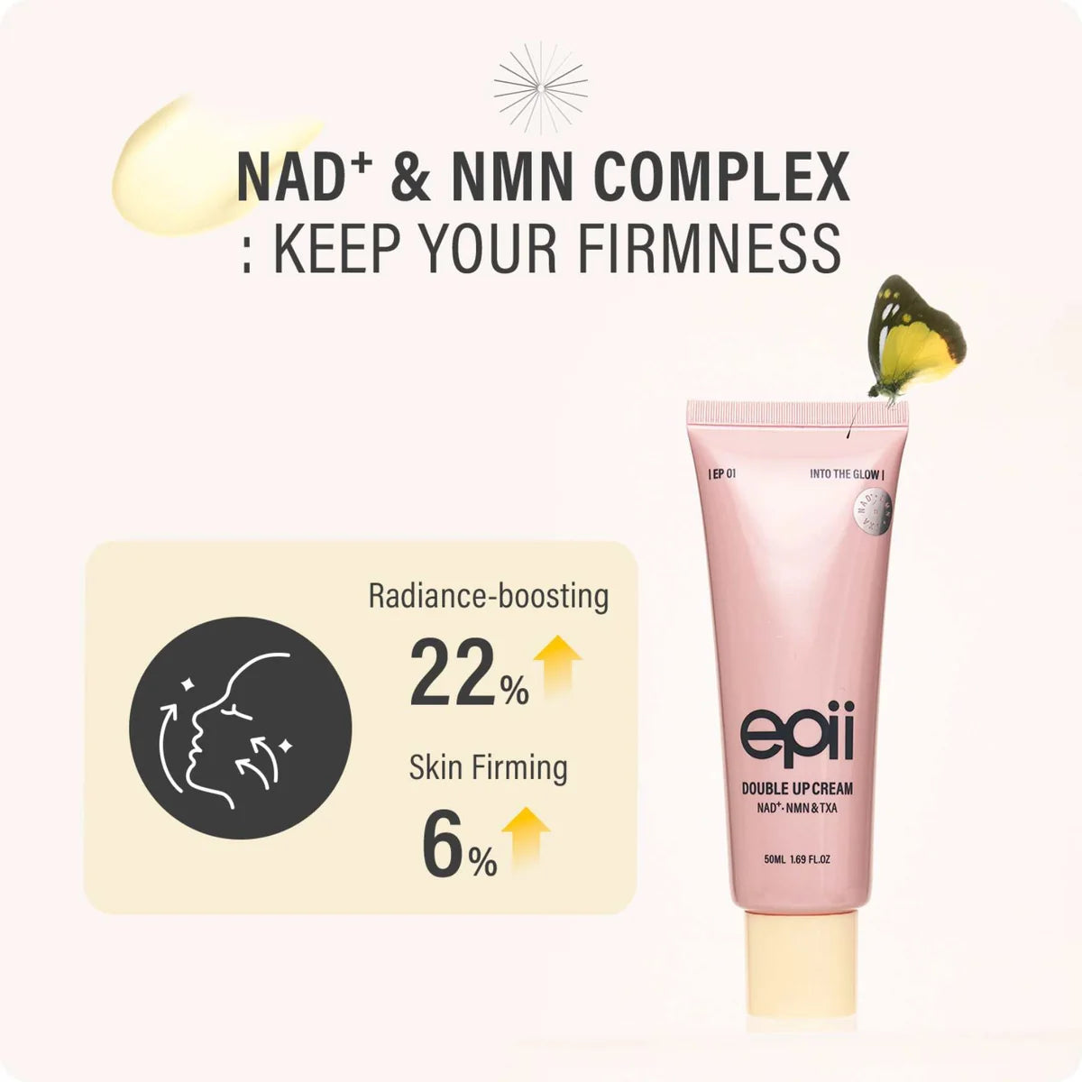 EPII DOUBLE UP CREAM NAD+NMN & TXA 50ML