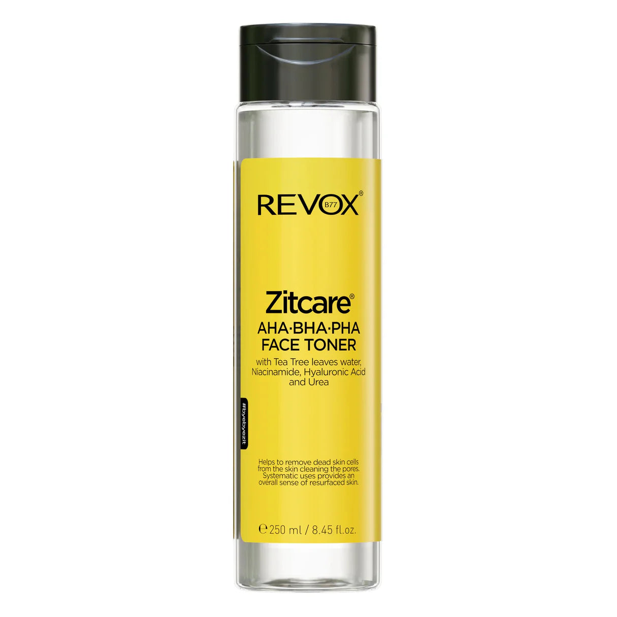 REVOX ZITCARE 'AHA BHA PHA ACTIVE FACE TONER' 250ML