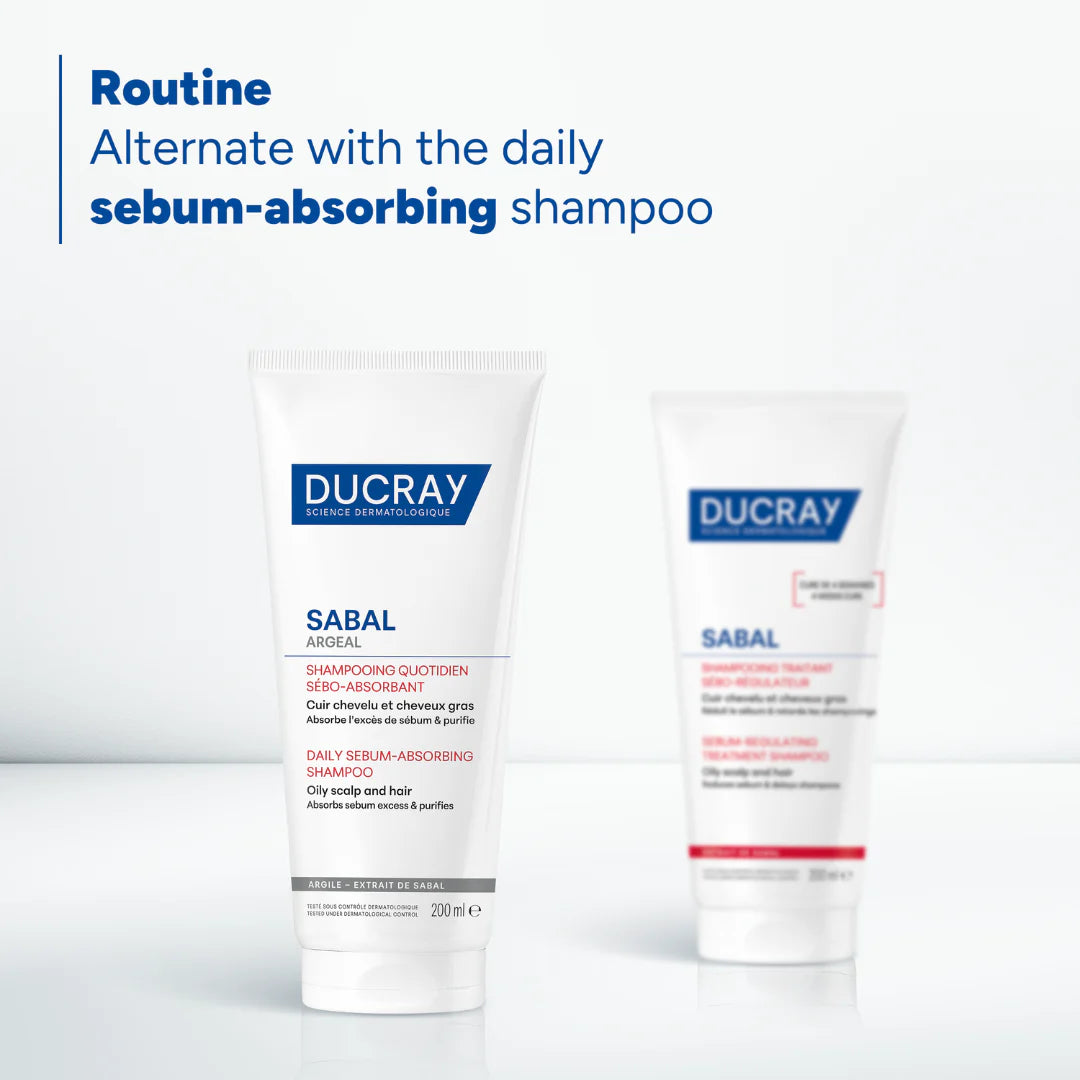 DUCRAY Sabal Sebum-Regulating Treatment Shampoo For Oily Hair 200ML