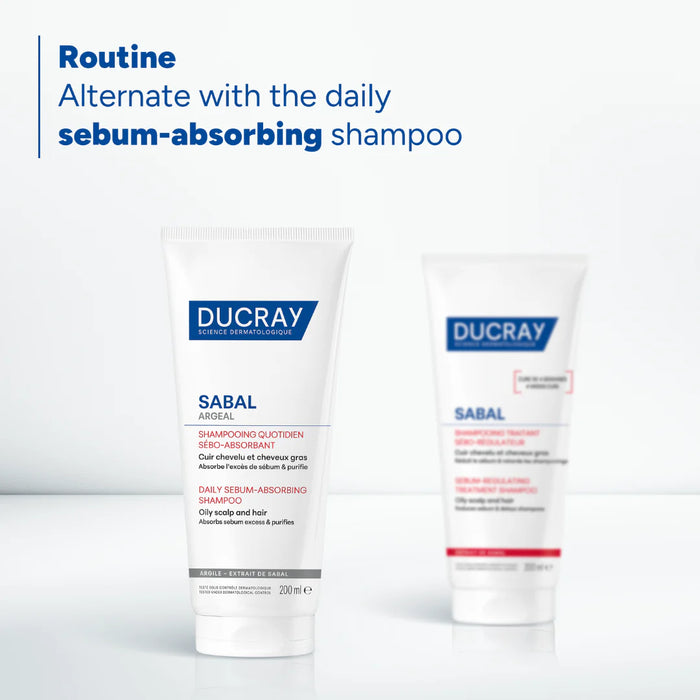 DUCRAY Sabal Sebum-Regulating Treatment Shampoo For Oily Hair 200ML