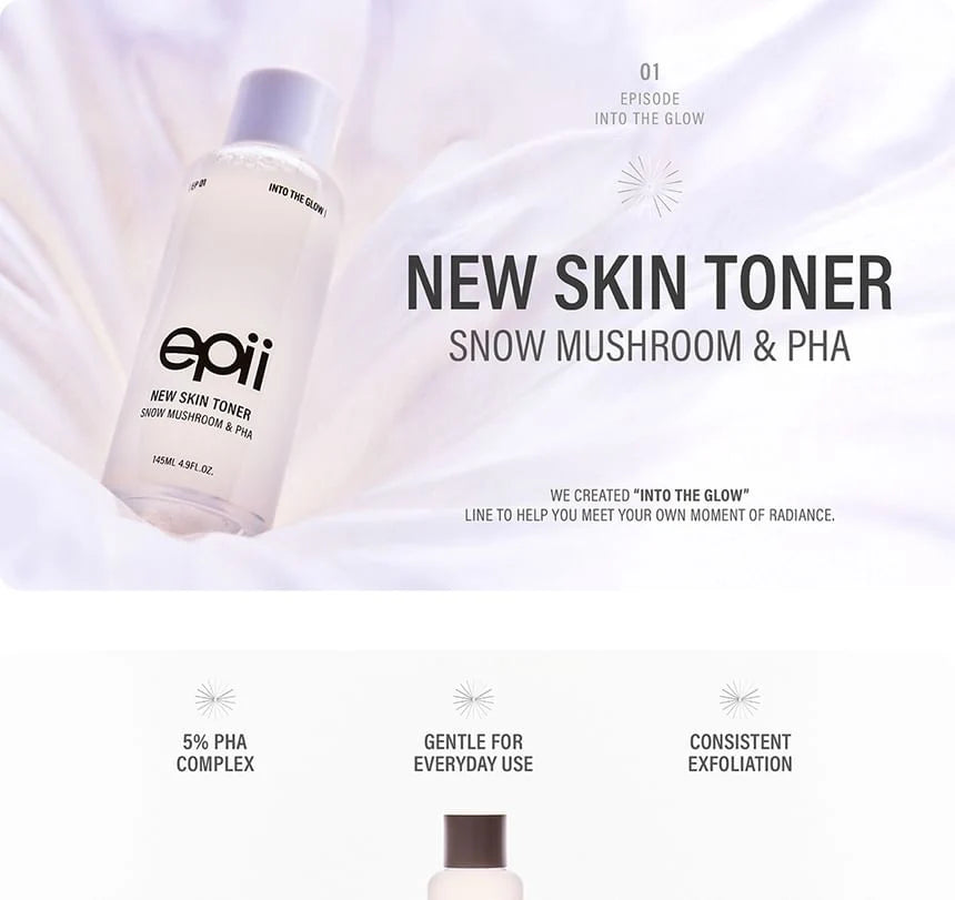 EPI NEW SKIN TONER SNOW MUSHROOM & PHA