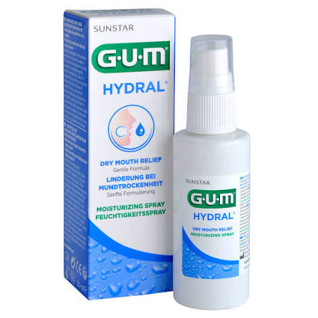 GUM Hydral Dry Mouth Relief Moisturizing Spray 50ml