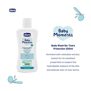 CHICCO NO TEARS BATH FOAM 200ML
