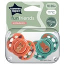 Tommee Tippee Fun Friends Orthodontic Soother x 2pcs (18-36 Months)