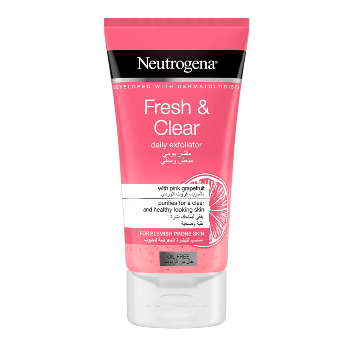 Neutrogena Fresh & Clear Daily Exfoliator With Pink Grapefruit