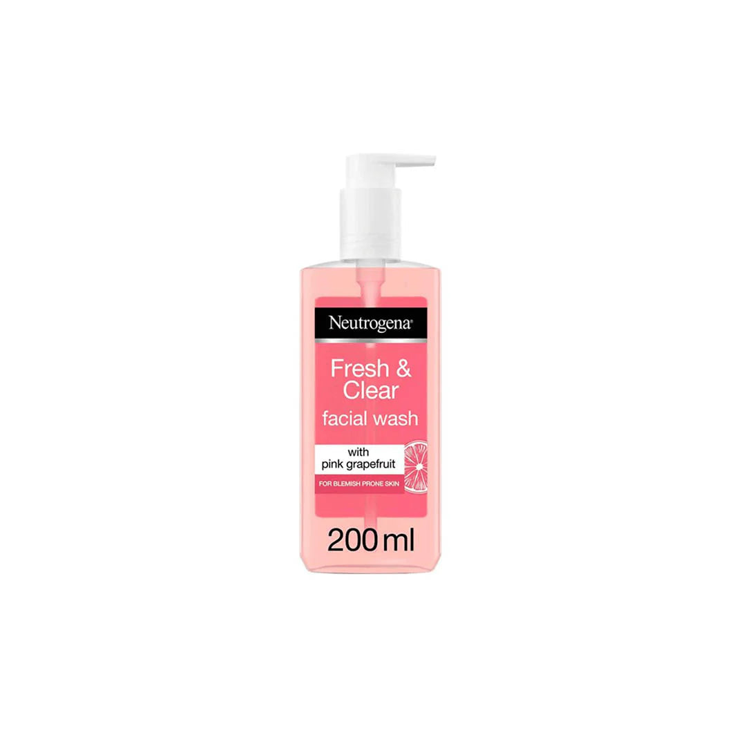 Neutrogena Oil Free Fresh And Clear Grapefruit Wash 200ml