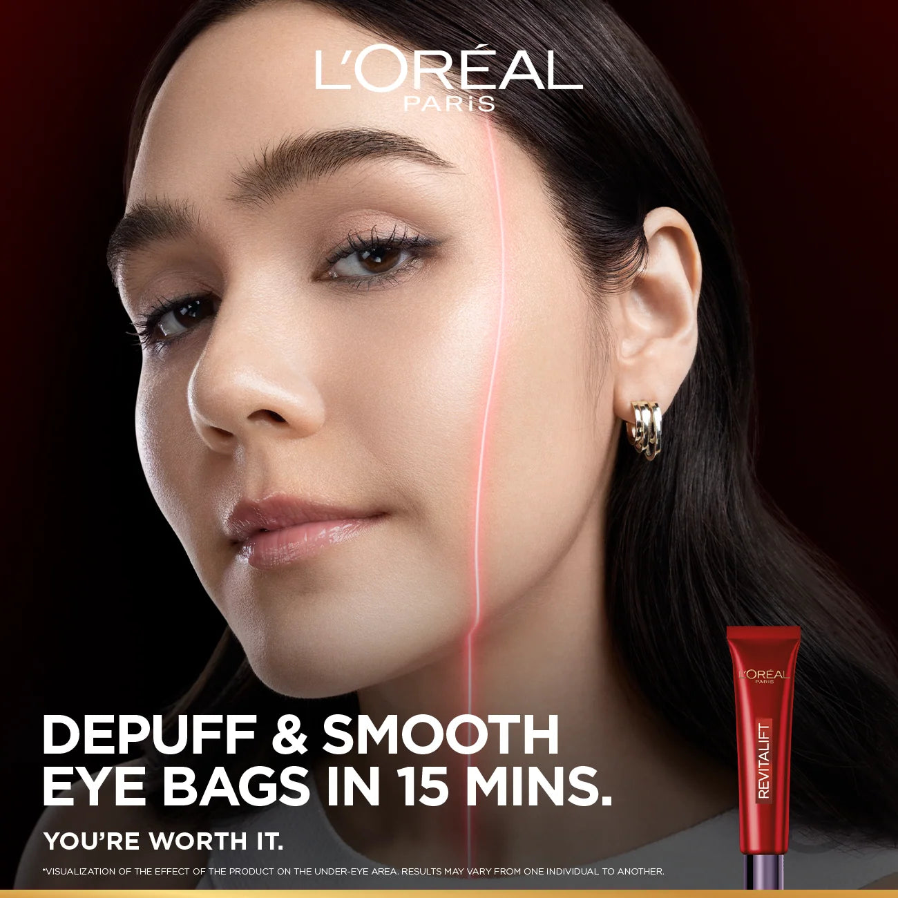 Loreal Revitalift Laser Instant Eye Bag Eraser 15ML