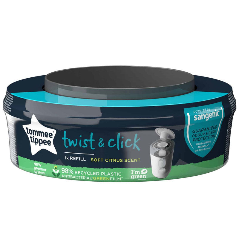 Tommee Tippee Twist & Click Advanced Nappy Bin Refill x1