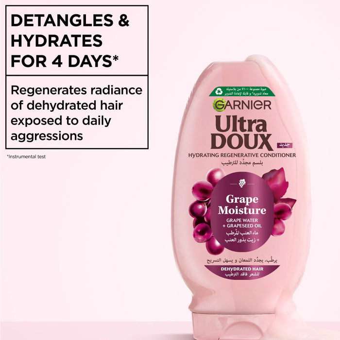 Garnier Ultra Doux Grape Moisture Hydrating Regenerative Conditioner F Garnier Ultra Doux Grape Moisture Hydrating Regenerative Conditioner F