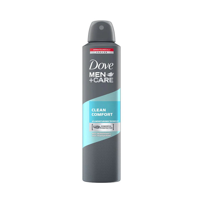 Dove Men+Care Clean Comfort Dry Antiperspirant Deodorant, 250ml