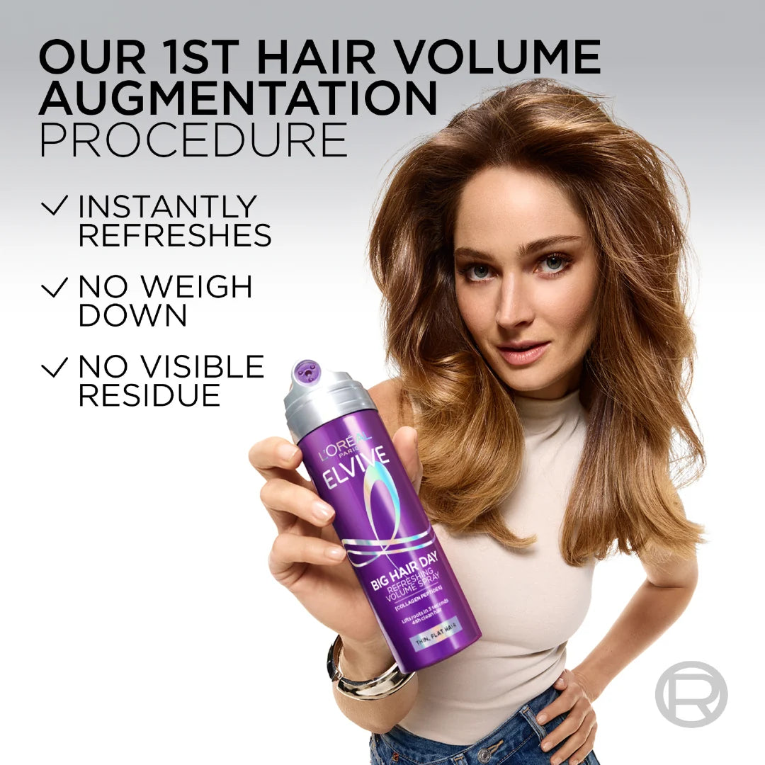 Loreal Elvive Collagen Peptides Lifter For Thin Flat Hair Big Hair Day Refreshing Volume Spray 200ML