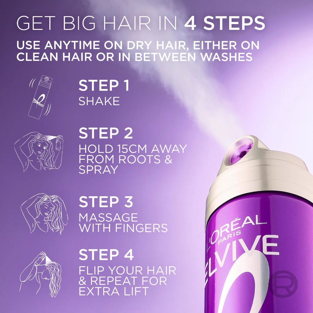 Loreal Elvive Collagen Peptides Lifter For Thin Flat Hair Big Hair Day Refreshing Volume Spray 200ML