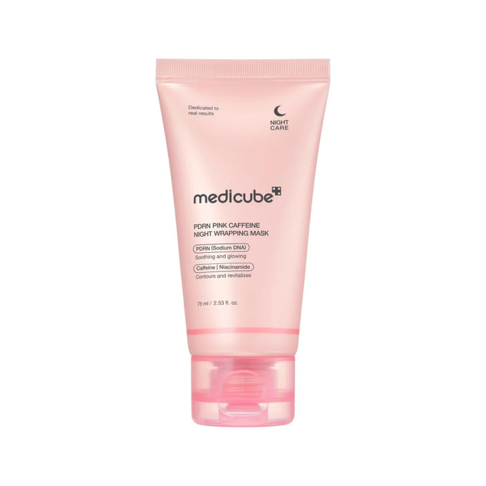 Medicube PDRN PINK CAFFEINE NIGHT WRAPPING MASK 75ML