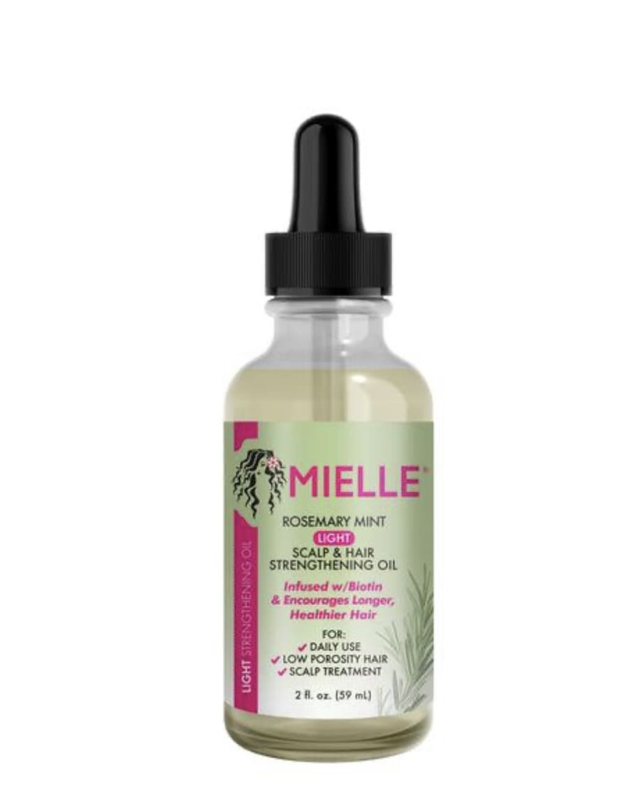 Mielle Organics Rosemary Light Mint Scalp & Hair Strengthening Oil With Biotin & Essential Oils