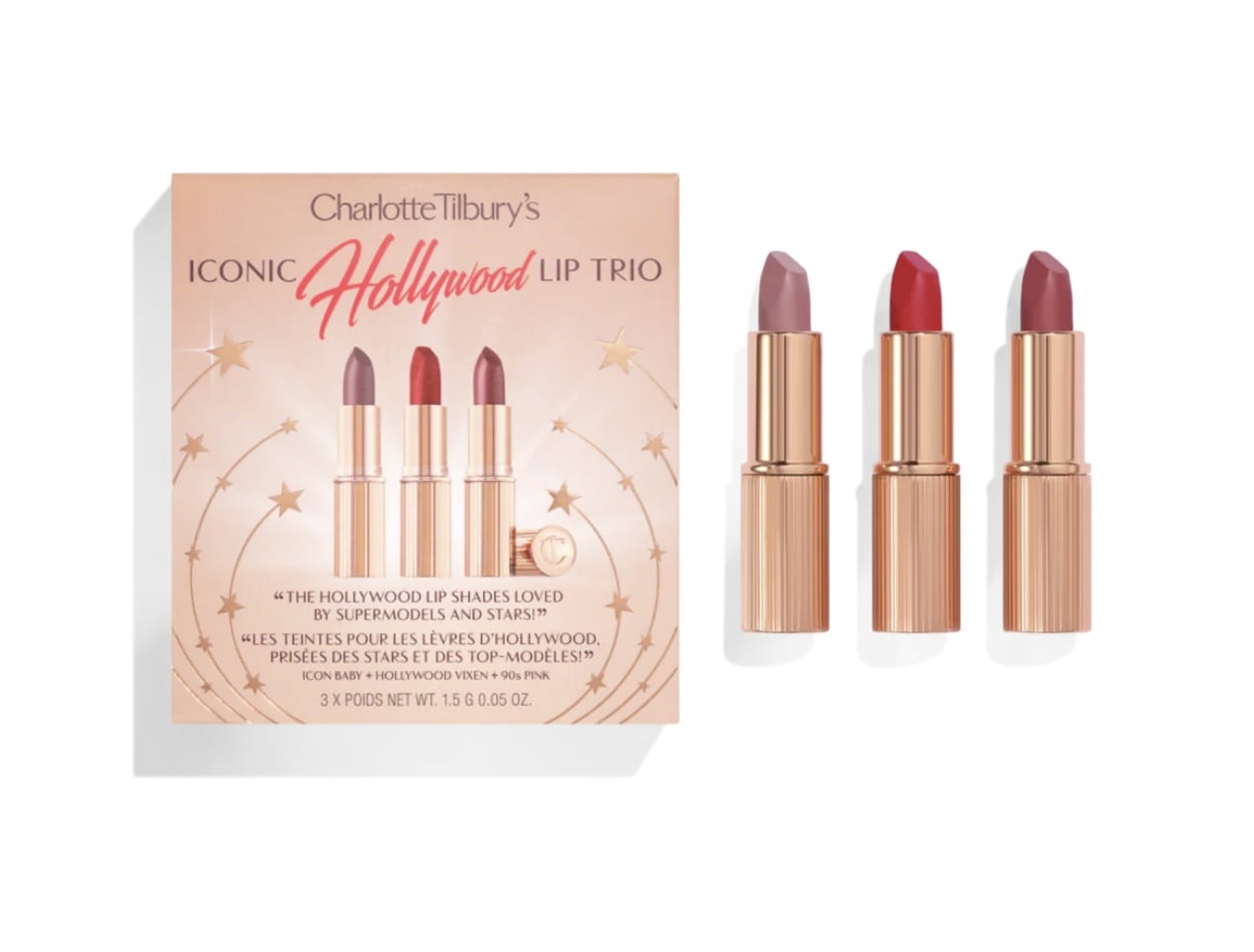 CHARLOTTE'S ICONIC HOLLYWOOD LIP TRIO LIMITED EDITION KIT
