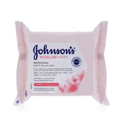 JOHNSON AND JOHNSON FACIAL WIPES MICELLAR REFRESHING NORMAL PINK 25'S