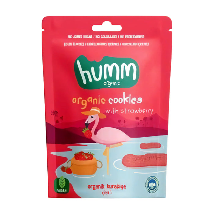 Humm Organic Cookies With Strawberry 55G