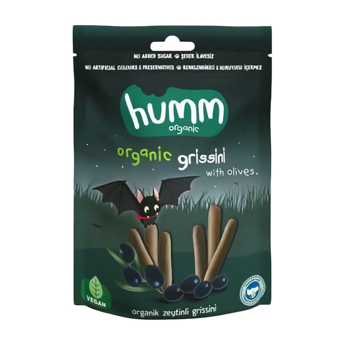 Humm Organic Grissini With Olives 55G
