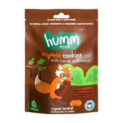 Humm Organic Cookies With Carob & Hazelnut 55G