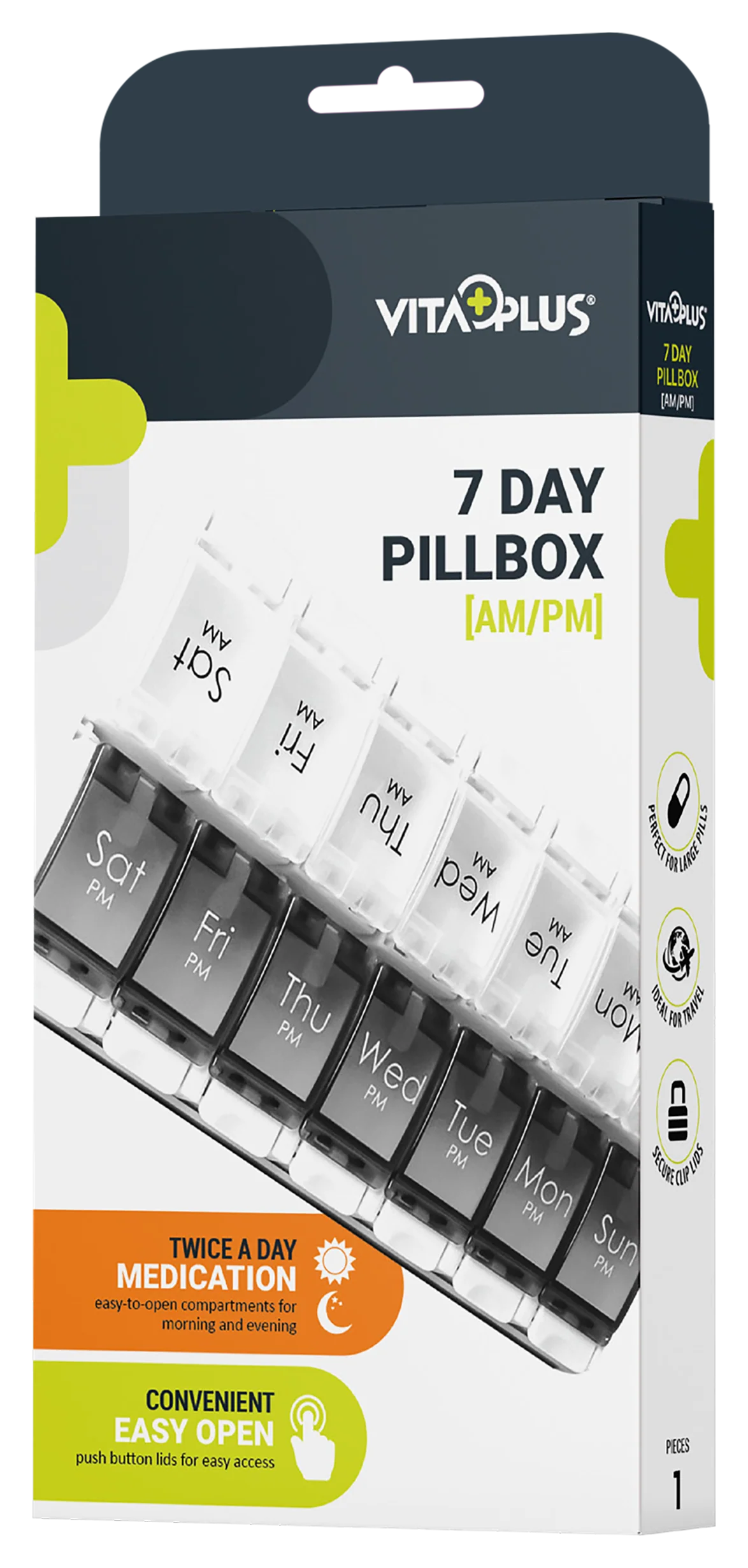 Vitaplus 7 Day Pillbox AM/PM
