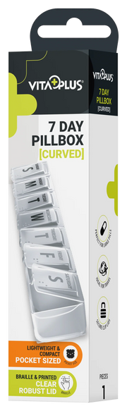 Vitaplus 7 Day Pill Box Curved