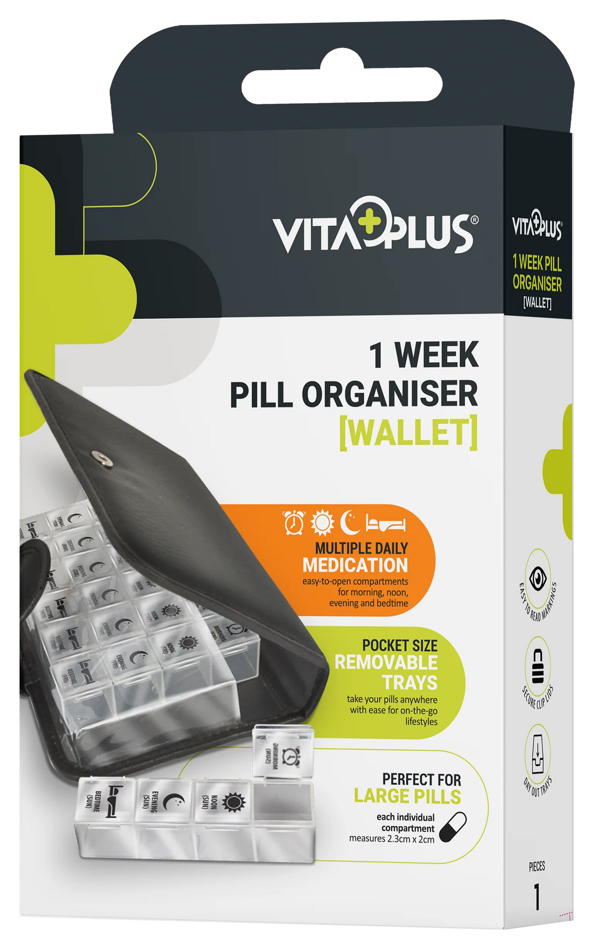 Vitaplus 1 Week Pill Organiser Wallet