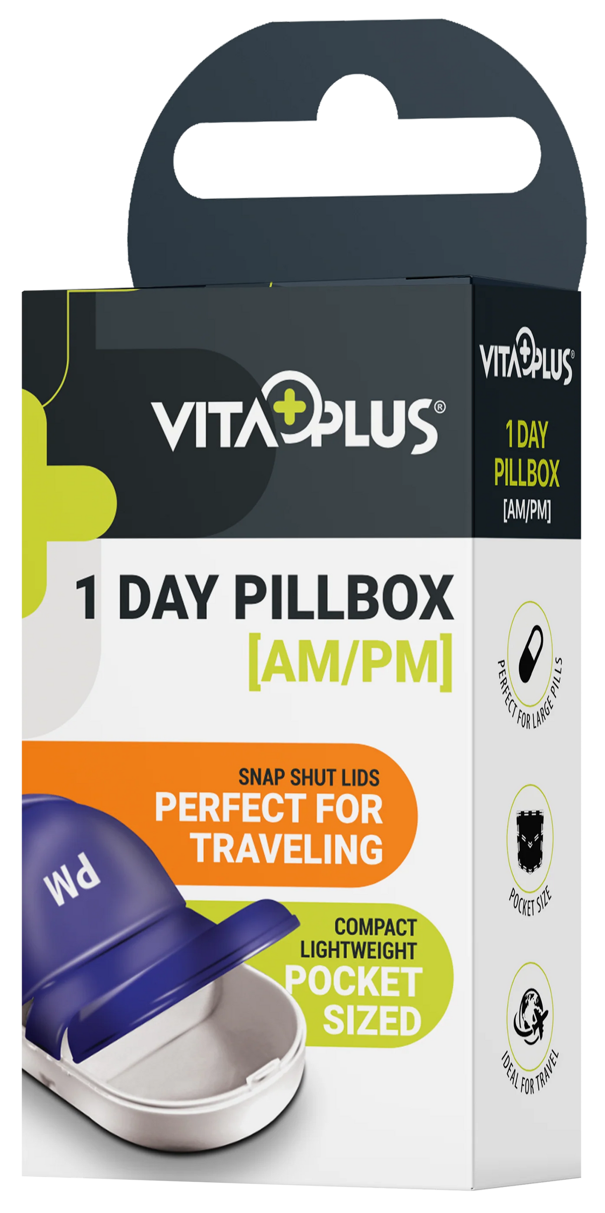 Vitaplus 1 Day Pill Box AM/PM