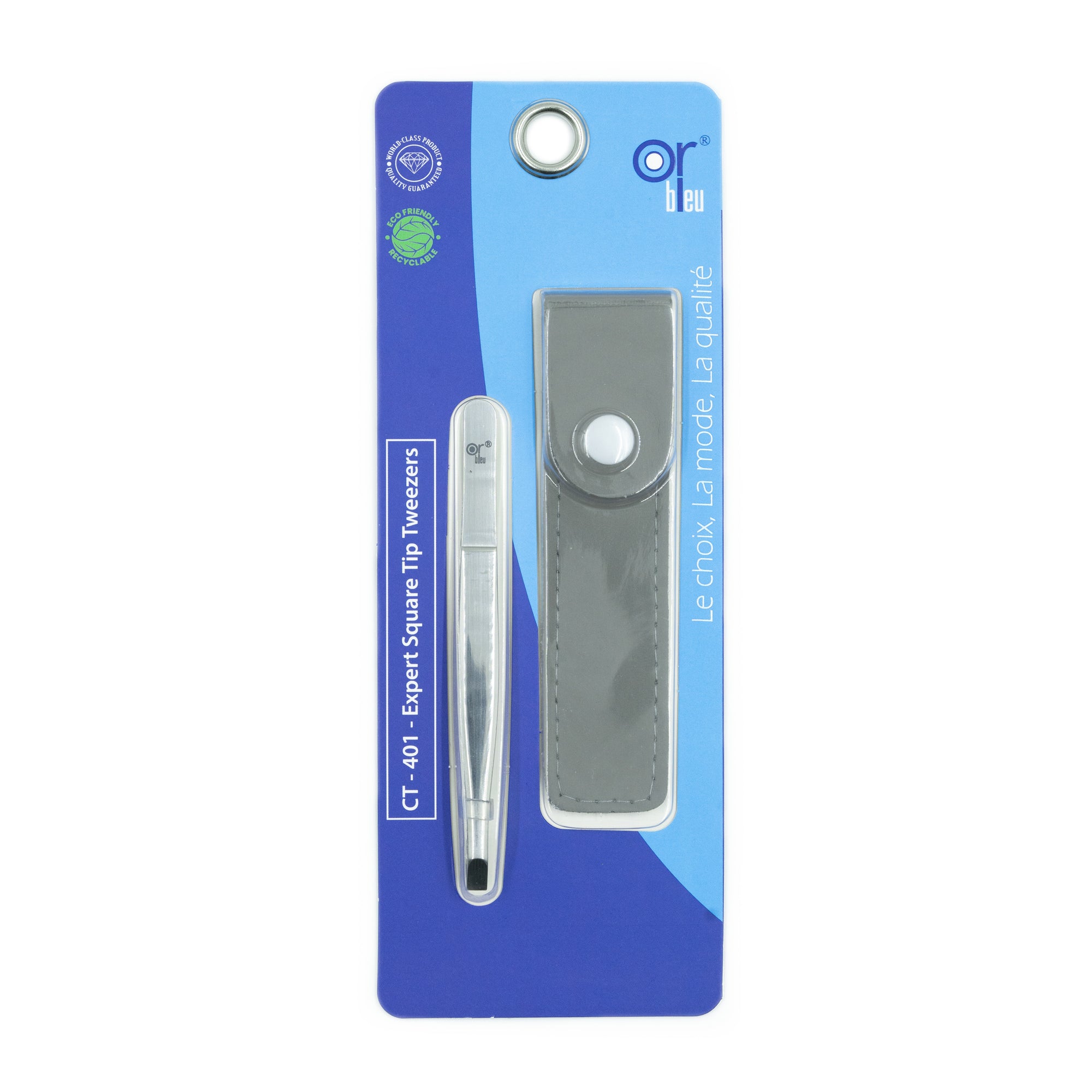 Orbleu Expert Square Tip Tweezers