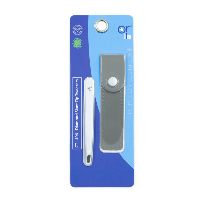 Orbleu Diamond Slant Tip Tweezer