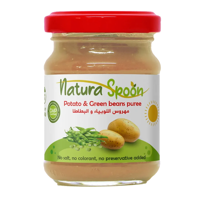 Natura Spoon Potato & Green beans puree