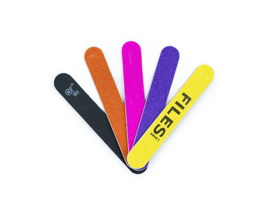 Orbleu Mini Plastic Nail Files (Colored)