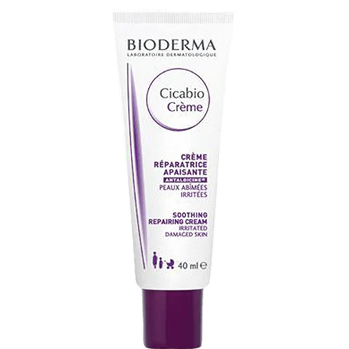 Bioderma CICABIO CREME REPAIRING SOOTHING CREAM - IRRITATED DAMAGED SKIN BABY CHILDREN ADULT 40ML