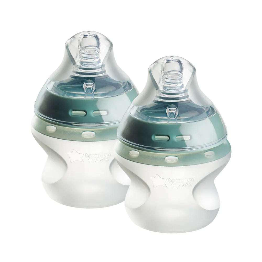 Natural Start Silicone Bottle 0m+ X2 150ml
