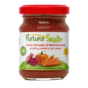 Natura Spoon Carrot, Pumpkin & Beetroot puree