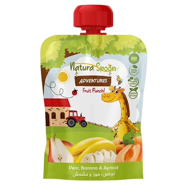 Natura Spoon Pear, Banana & Apricot