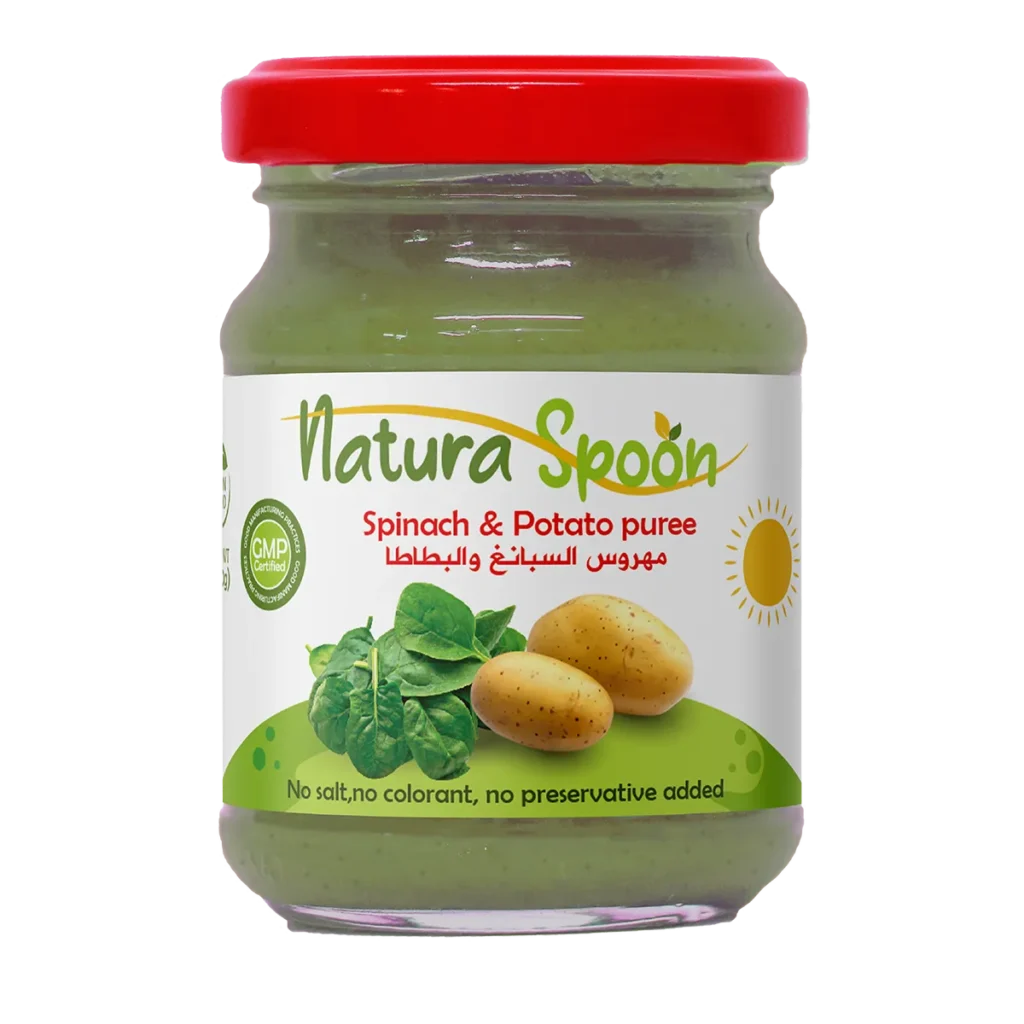 Natura Spoon Spinach & Potato puree