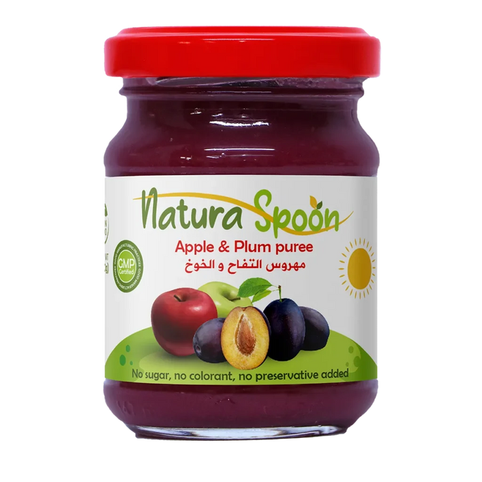 Natura Spoon Apple & Plum puree