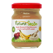 Natura Spoon Apple, Banana & Semolina puree