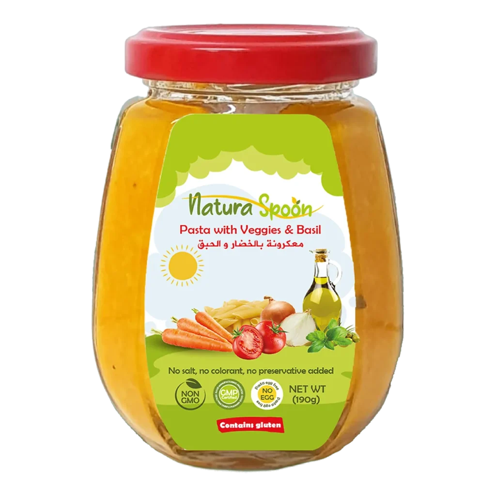 Natura Spoon Pasta with Veggies & Basil