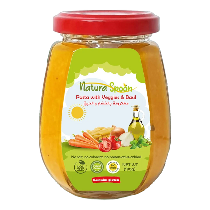 Natura Spoon Pasta with Veggies & Basil
