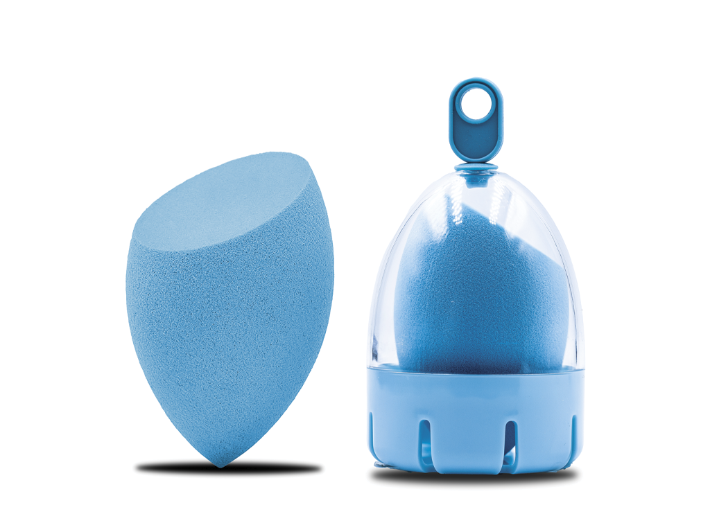 Orbleu VelourGlance Beauty Blender Sponge - Flat-End