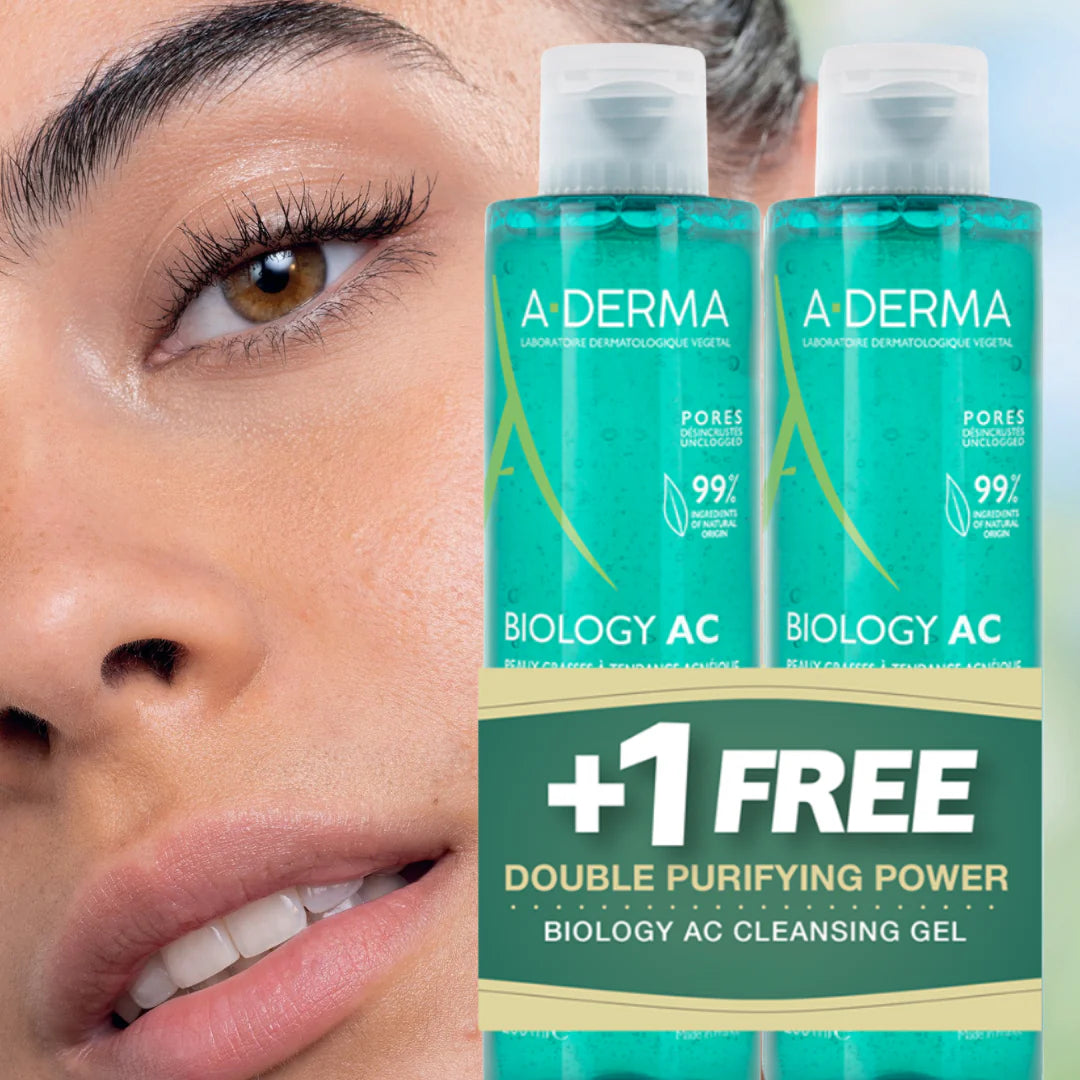 A-Derma Biology AC Foaming Gel Buy 1 Get 1 FREE Bundle