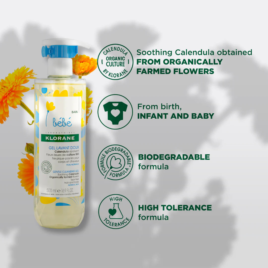 Klorane Baby Gentle Foaming Gel Buy 1 Get 1 FREE Bundle