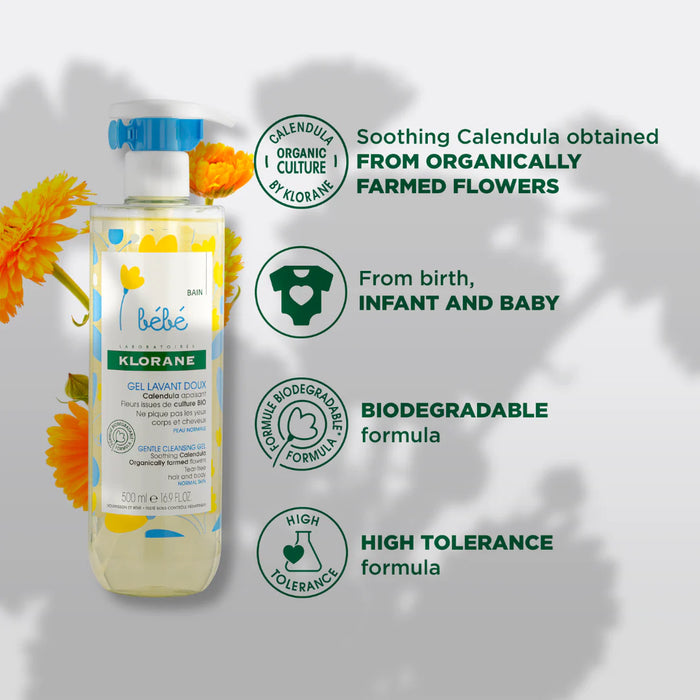 Klorane Buy Baby Certified Organic Change Cream Get A Free 500ml Gentle Foaming Gel Bundle