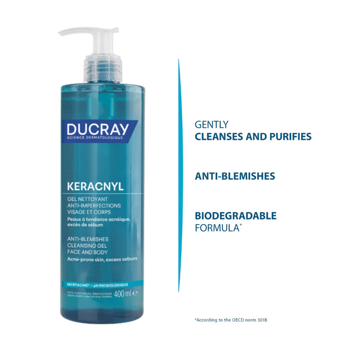 Ducray Keracnyl Foaming Gel Buy 1 Get 1 FREE Bundle