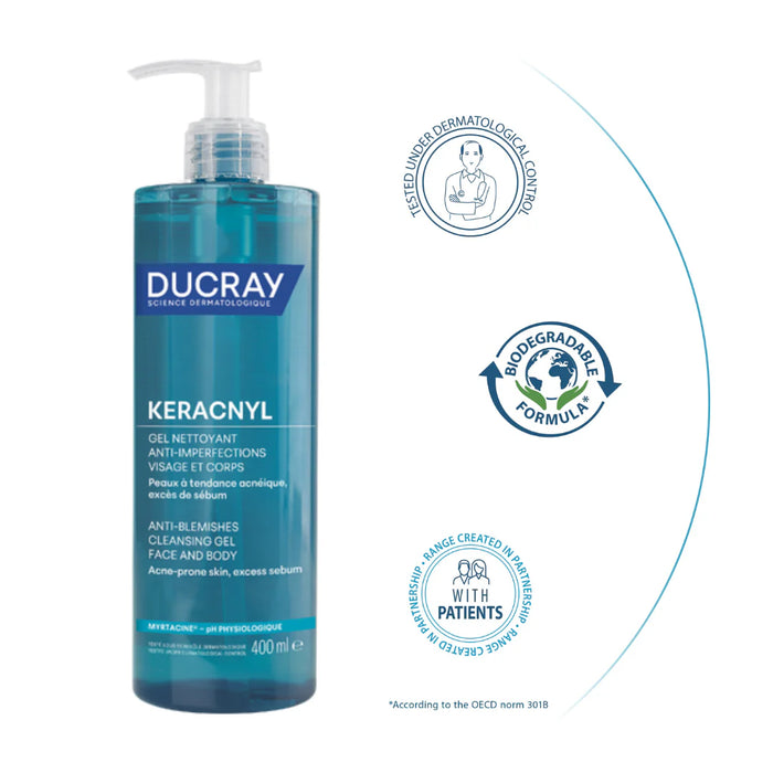 Ducray Keracnyl Foaming Gel Buy 1 Get 1 FREE Bundle