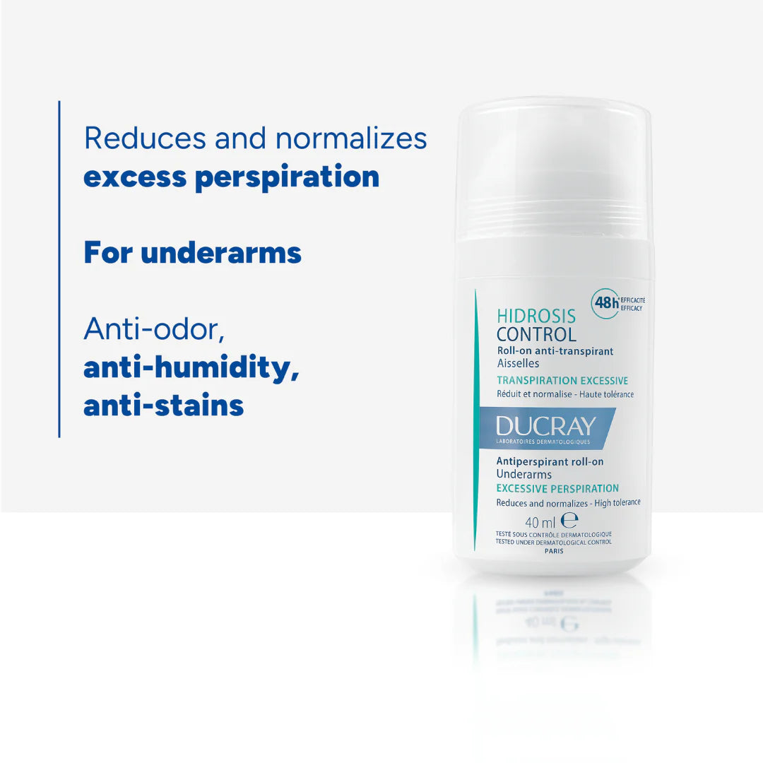 Ducray Hidrosis Control Antiperspirant Roll-on Buy 1 Get 1 FREE Bundle