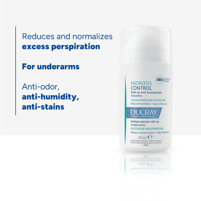 Ducray Hidrosis Control Antiperspirant Roll-on Buy 1 Get 1 FREE Bundle