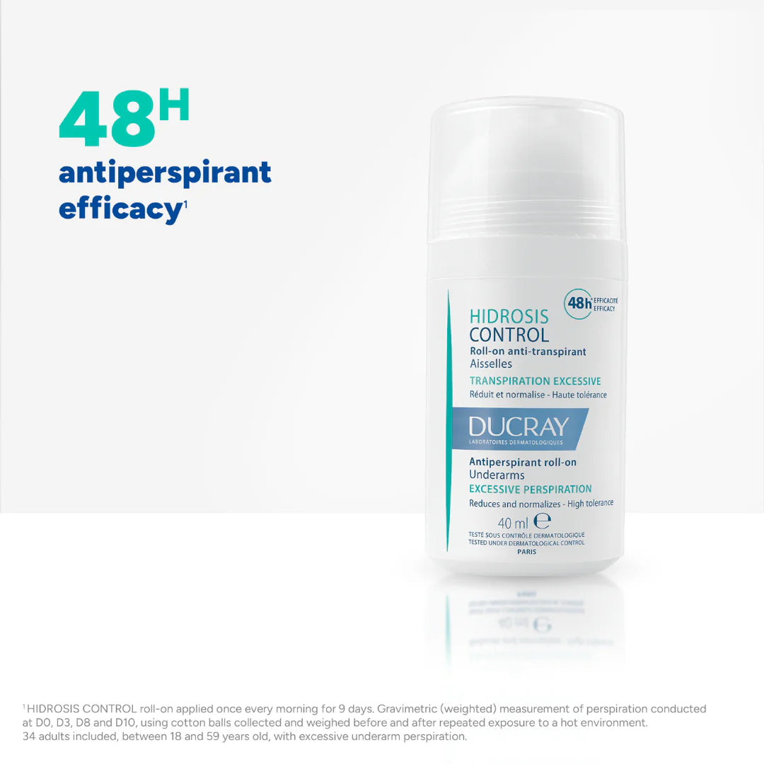 Ducray Hidrosis Control Antiperspirant Roll-on Buy 1 Get 1 FREE Bundle